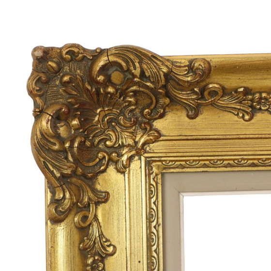 Image 1 of Grote Gouden Barok Stijl Lijst 121x71cm