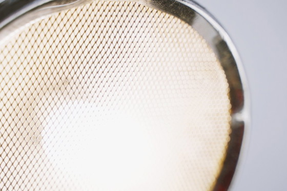 Image 1 of Lampada industriale vintage di Vogel, lampada da lavoro cromata regolabile olandese, illuminazione da studio AV