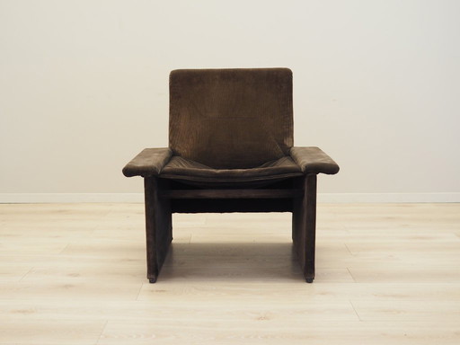 Sessel aus Kord, italienisches Design, 1970er Jahre, Produktion: Italien