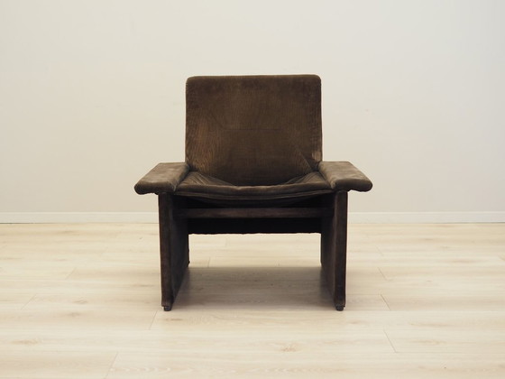 Image 1 of Sessel aus Kord, italienisches Design, 1970er Jahre, Produktion: Italien