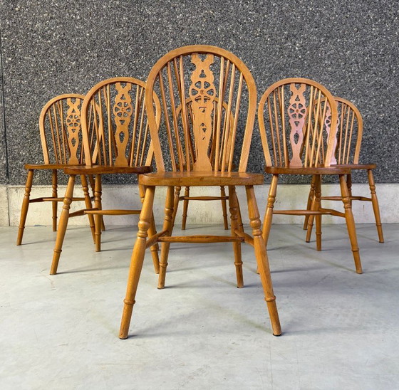 Set di 6 Sedie da Pranzo Vintage Ercol, anni '50 – Wood (photo 3 of 11)