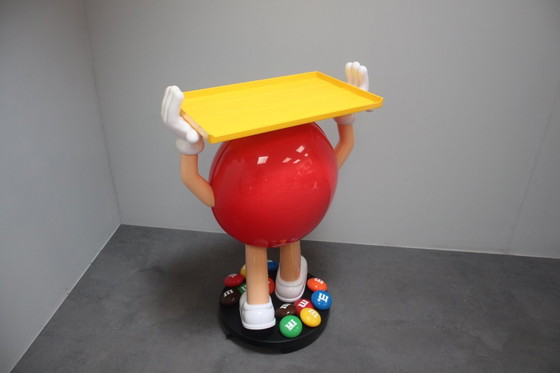 Image 1 of Rarissimo supporto in plastica della mascotte dell'azienda di caramelle M&M's, anni Novanta.