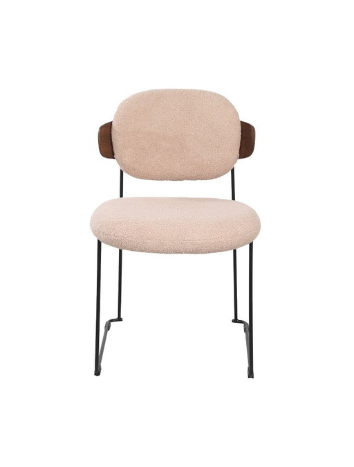 6 new dining room chairs - caramel bouclé
