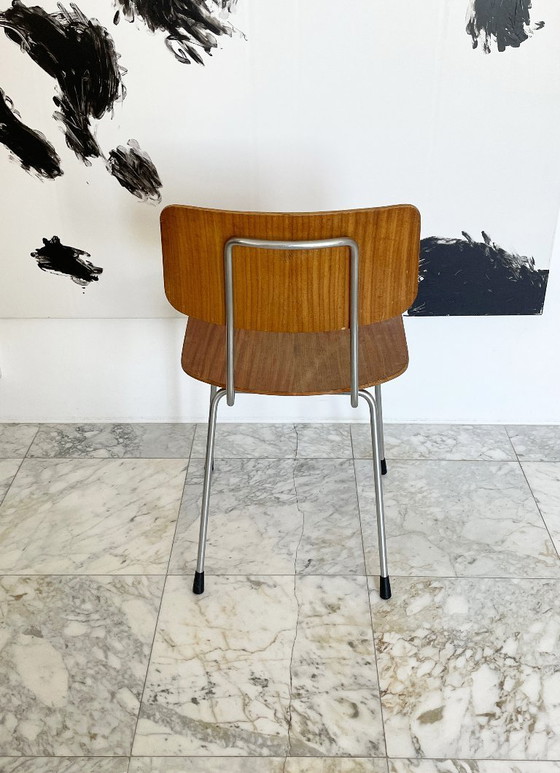 Image 1 of 6x vintage Gispen STOELEN A.R. Cordemeijer, Mid Century Modern, industrieel, retro