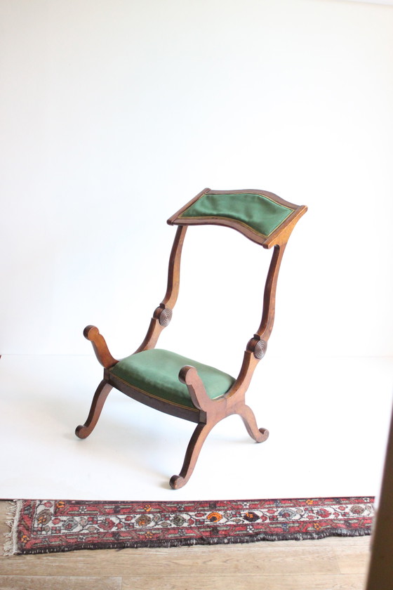 Image 1 of Viktorianischer metamorpher Gebetshocker und Stuhl Prie Dieu