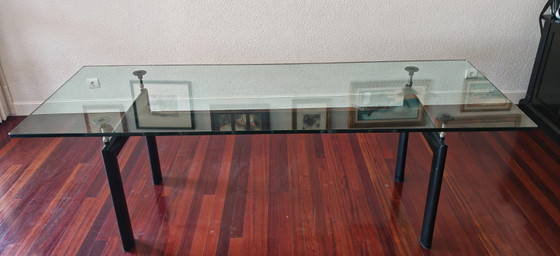 Tavolo da Pranzo Design Le Corbusier e 8 Sedie Vintage – Set da pranzo, Glass, Metal (photo 4 of 11)
