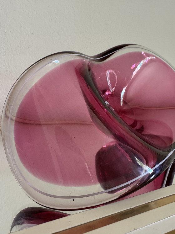 Image 1 of Paul Kedelv Scandinavisch geblazen glazen schaal uit de jaren 50