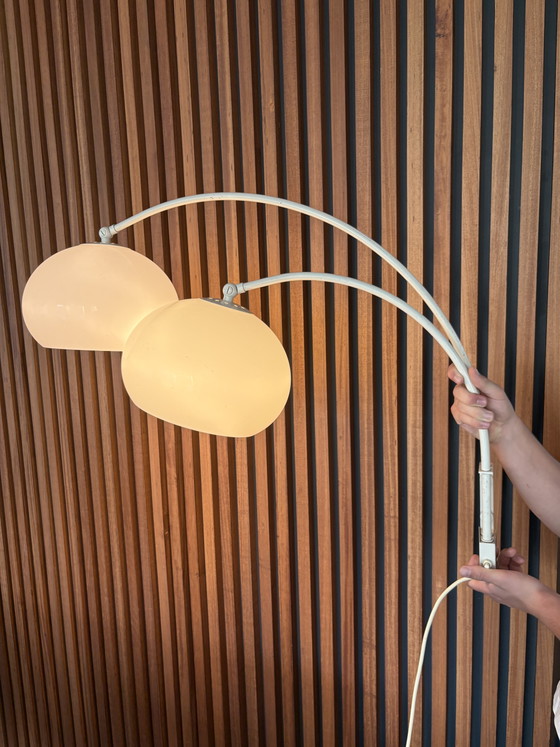 Image 1 of Dijkstra vintage dubbele wandlamp
