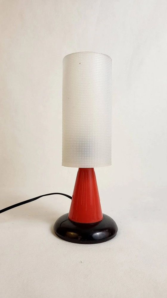 Lampada Rockabilly anni '50-'60 (*2) – Lampade da tavolo, Metal, Plastic, Vintage (photo 4 of 12)