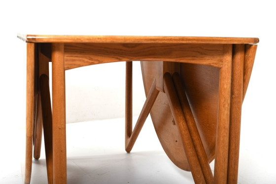 Image 1 of Drop Leaf Dining Table by Niels Koefoed Dinamarca Años 60