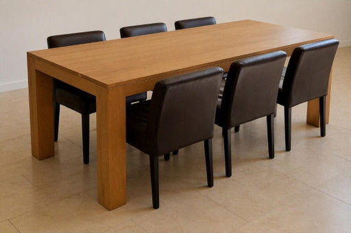 6 Leather Dining Chairs