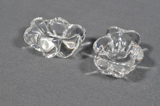 Daum, Francia, fine XX secolo - Coppia di saliere in cristallo Daum firmate – Accessori da tavola, Crystal (photo 6 of 12)