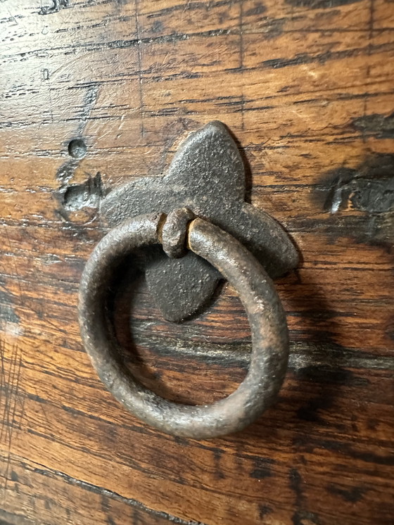 Image 1 of Antigua mesa auxiliar española - Siglo XIX