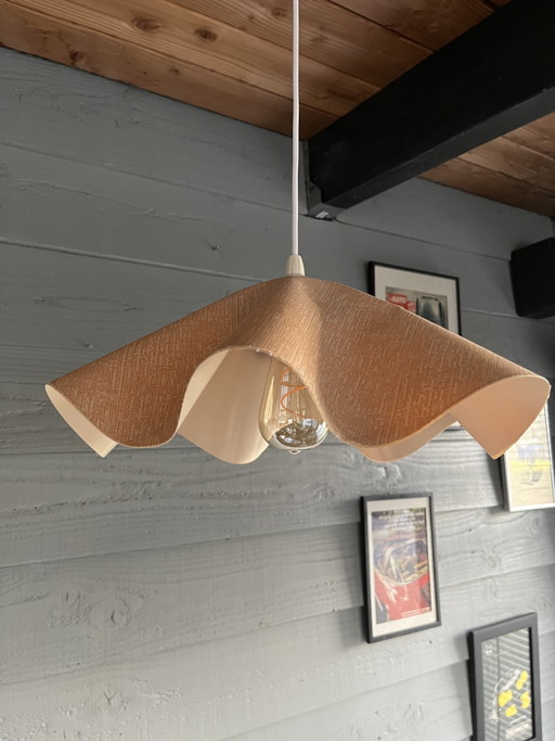 Suspension vintage wabi-sabi dans le style de Mario Bellini
