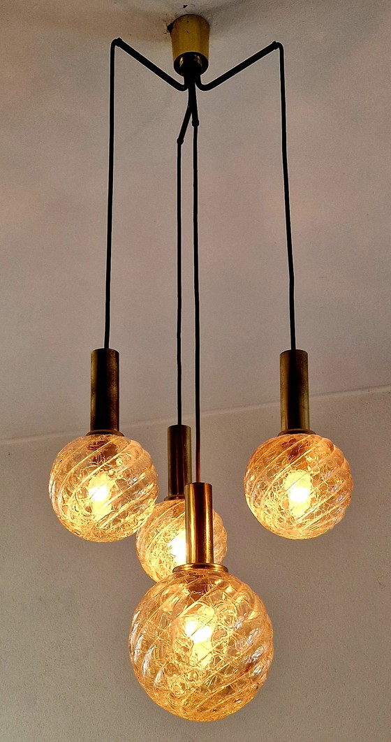 Image 1 of Vintage cascade pendant lamp - cascade, 1950/60 - Germany