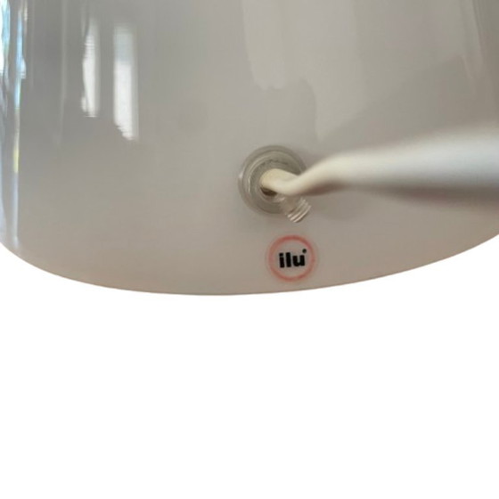 Image 1 of Ilu di Vetro - TeePee Lamp - Frosted White Glass Cone, in great condition, Extra Large model (35cm)