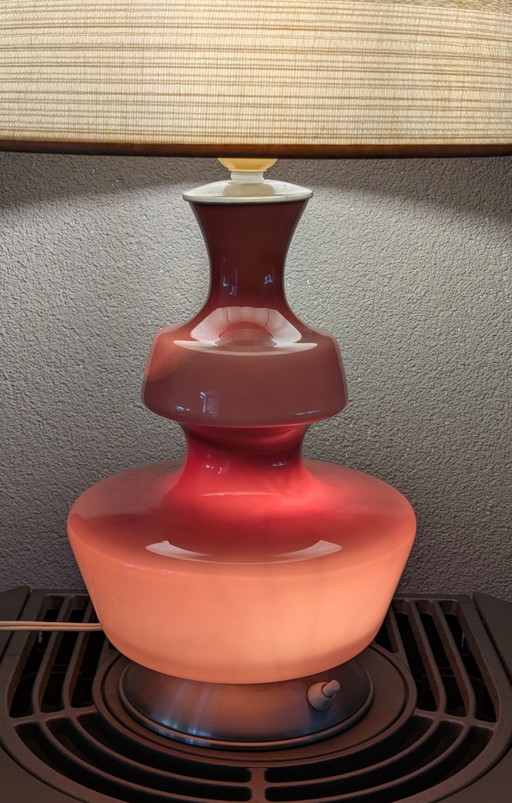 Homegaard Table Lamp Danish Design Vintage – Holmegaard, tafellampen, Glass, Metal (photo 2 of 5)