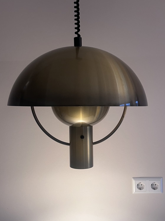 Rare Dijkstra pendant lamp 70s – Dijkstra Lampen, Plastic (photo 3 of 15)