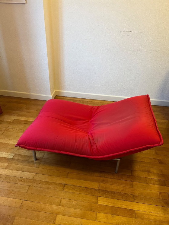Image 1 of Canapé d’angle modulaire “Câlin” – Pascal Mourgue pour Cinna / Ligne Roset – 4 places, rouge