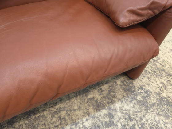 Divano di design a tre posti Cassina Maralunga, divano in pelle – Divani 3 posti, Leather, Modern (photo 9 of 15)