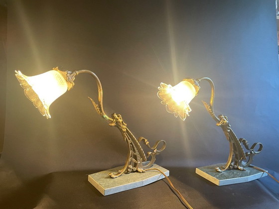 Image 1 of Coppie di lampade barocche