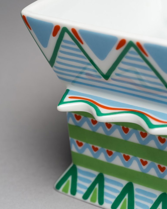 Image 1 of Postmoderne Rosenthal Studio-Line Künstler-Deckelbox Nr. 2 von Laura Fiume, Deutschland