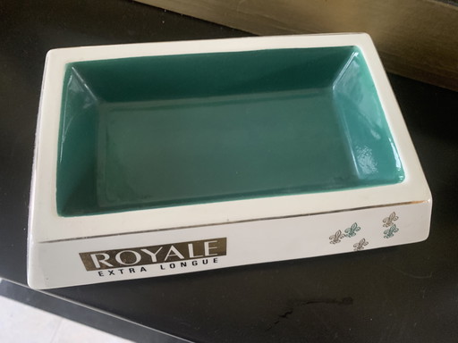 Cendrier Vintage Royale Extra Longue céramique Longchamp 