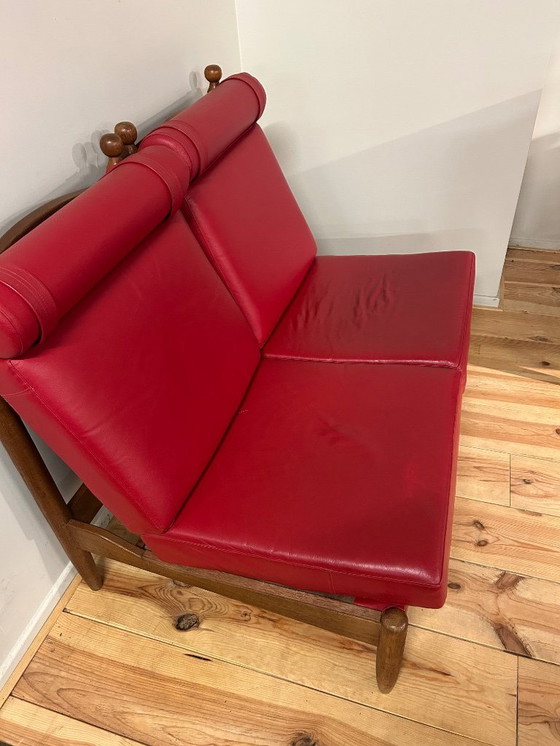 Image 1 of Set da salotto modulare in pelle della metà degli anni Sessanta (9 pezzi)