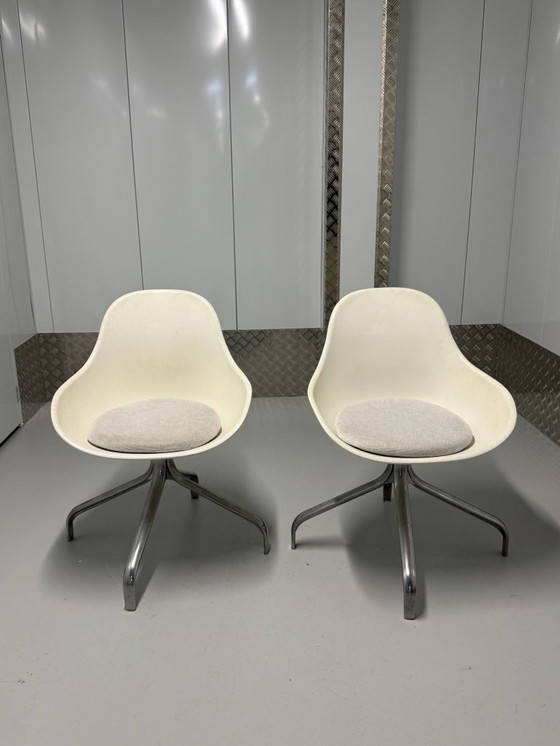 Image 1 of Set of 2 Chris Martin IKEA chairs – vintage design – swivel