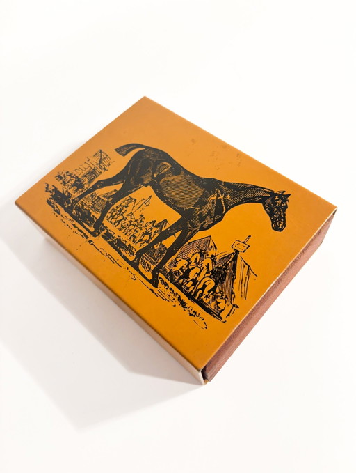 Piero Fornasetti Collector's Box with Metal and Wood Horse 1950s – decoratieve objecten, Surrealism (photo 2 of 6)