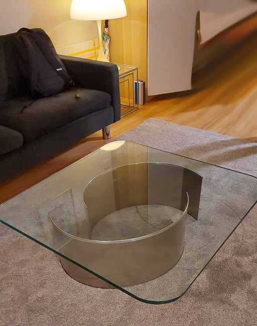 Seventies design coffee table "Arcos"