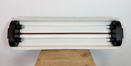 Image 1 of Lampada a sospensione industriale grigia di Elektrosvit, anni '60