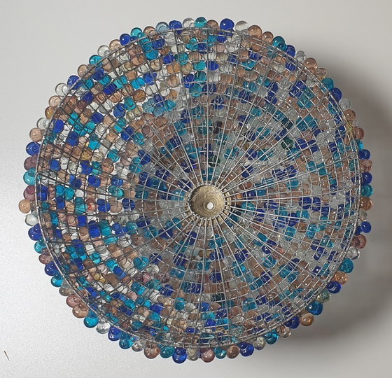 Grand plafonnier en verre de Murano en forme de raisin (37 cm) – Glass, Metal (photo 26 of 30)