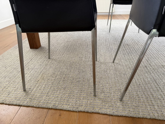 6x Zanotti Lia eetkamerstoelen met armleuning zwart – Zanotta, Leather, Metal (photo 15 of 15)
