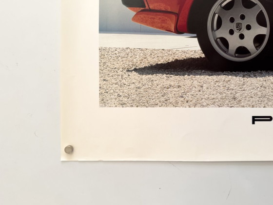 Image 1 of 🏁 Porsche 944 S2 Cabriolet – 1989 – Original Poster by Porsche AG | Offset lithograph | 102 × 76 cm | Germany