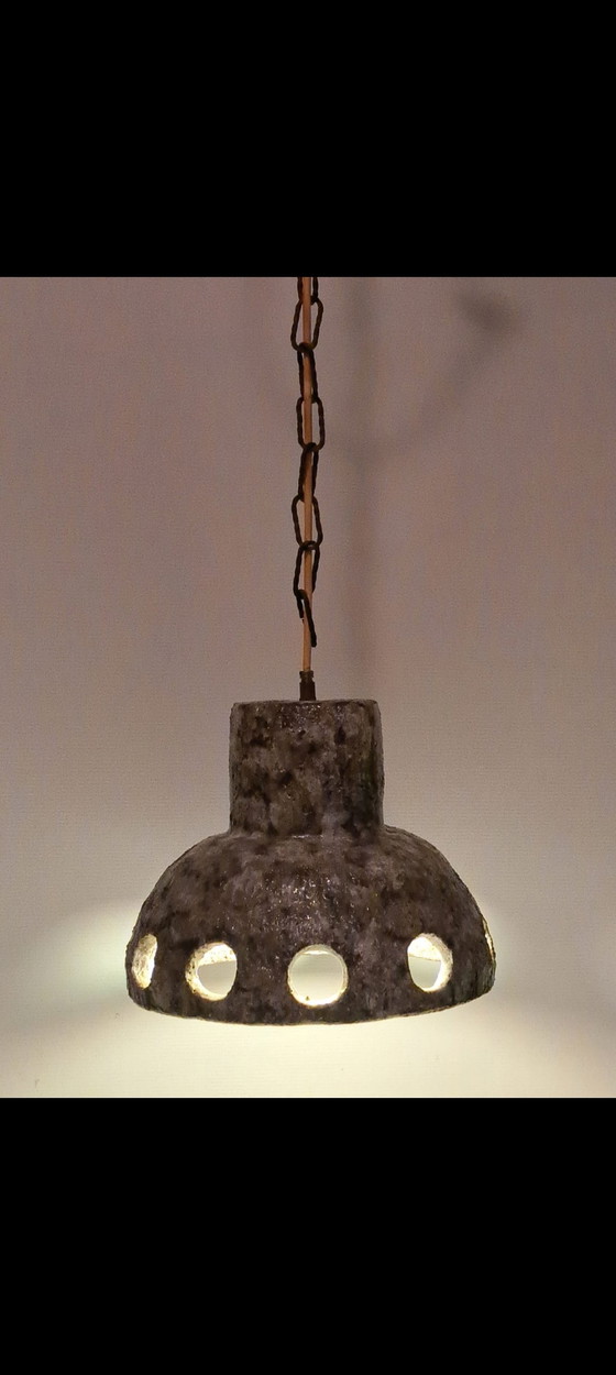 Image 1 of Lampada a sospensione in ceramica danese anni &#39;70