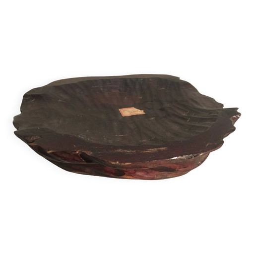 Svuotatasche in legno intagliato
