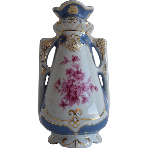 Jarrón de porcelana vintage de Royal Dux, 1960