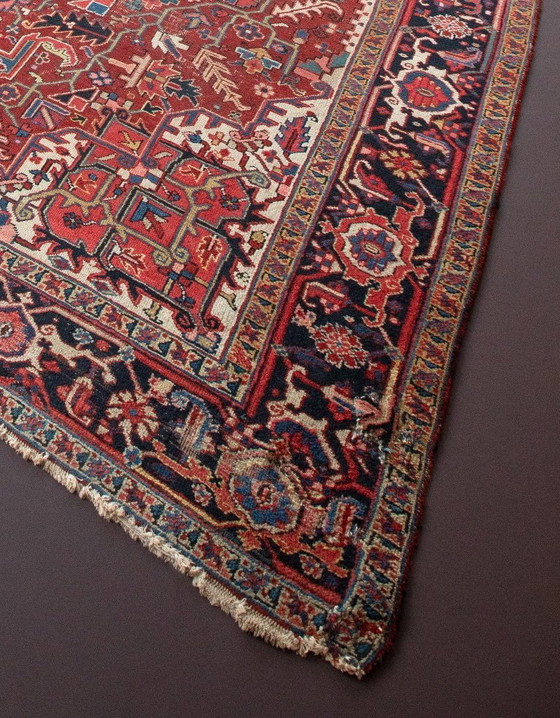 Image 1 of Vintage Persian Heriz rug in Serapi style, ca. 1950s