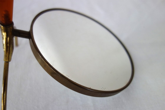 Image 1 of Double-Sided Hand-Held or Table Mirror, 60s