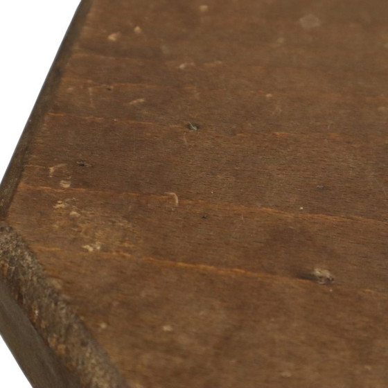 Image 1 of Alter rustikaler Hocker Brutalismus