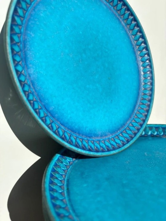 8x Vintage Ceramano "Sapphire" Breakfast Plates - 60s - West Germany – Ceramano Germany, Crockery, Ceramic (photo 4 of 9)