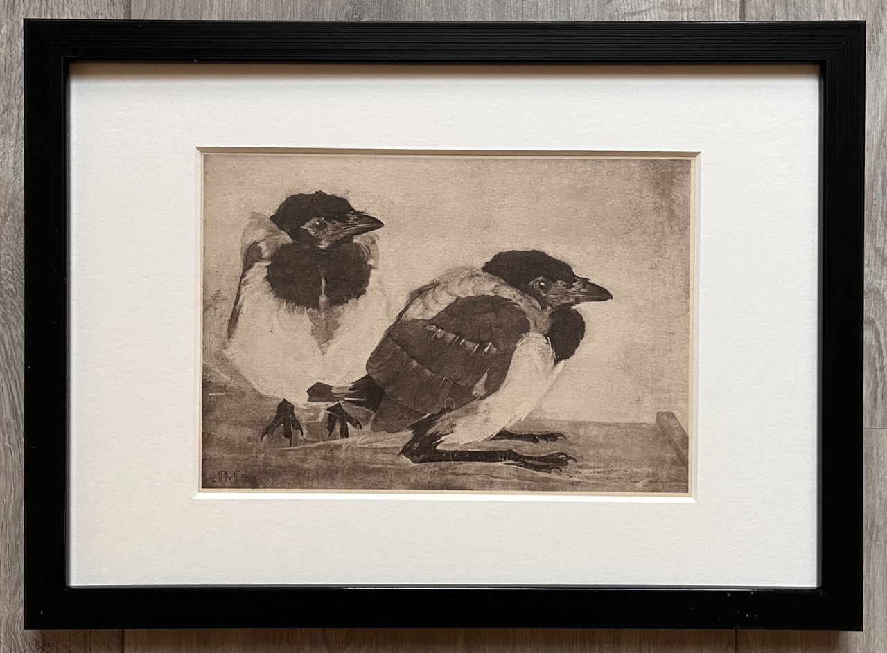 Jan Mankes 1889-1920 / Heliogravure originale 2 Giovani gazze 1923