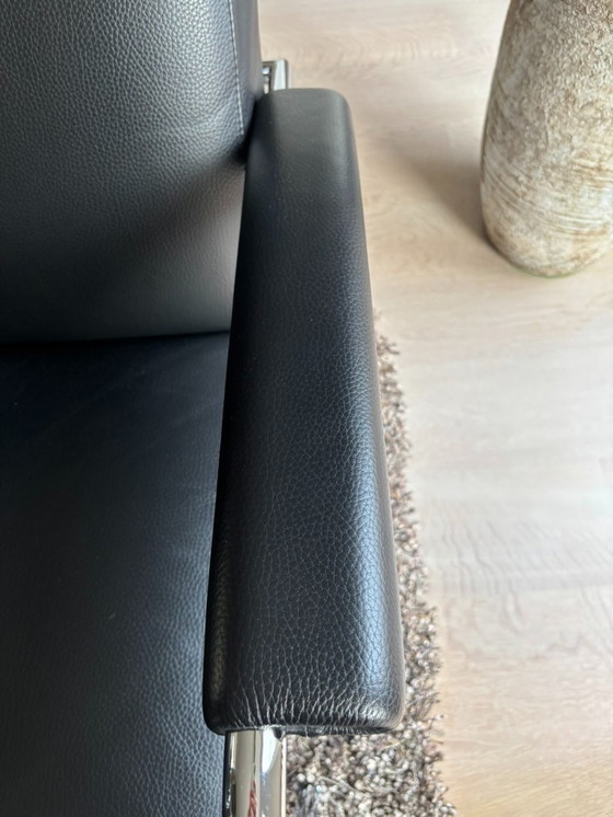 Image 1 of Poltrona Scylla in pelle Senso Nero (2 pezzi / o per pezzo)