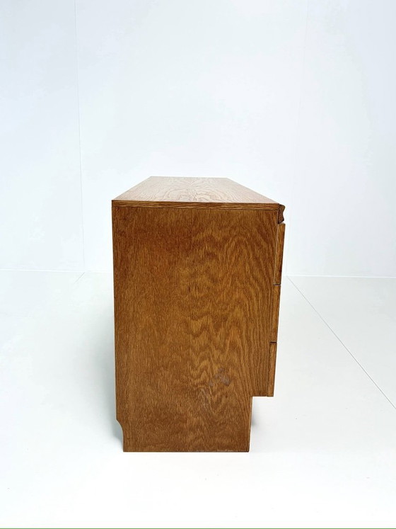 Vintage Retro Chest of drawers with 6 Drawers – Oak Look – Mid-Century Style – Wood (photo 14 of 14)