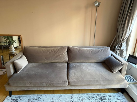 Image 1 of Bellissimo divano 3 posti color tortora (Homestock) 226 cm