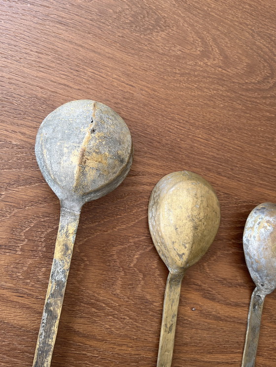 Image 1 of Set van 5 antieke lepels
