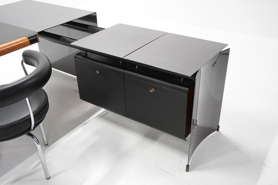 Image 1 of Escritorio ejecutivo modelo «Arcada» de Paolo Piva para B&amp;B, Italia, década de 1980