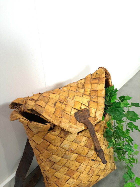 Image 1 of Vecchio cesto per la raccolta della frutta Brocante dalla Svezia