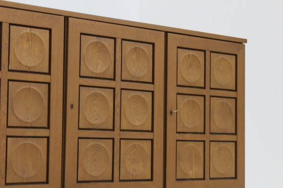 Vintage Brutalist Sideboard 1970s Gerhard Bartels – Wood (photo 6 of 10)